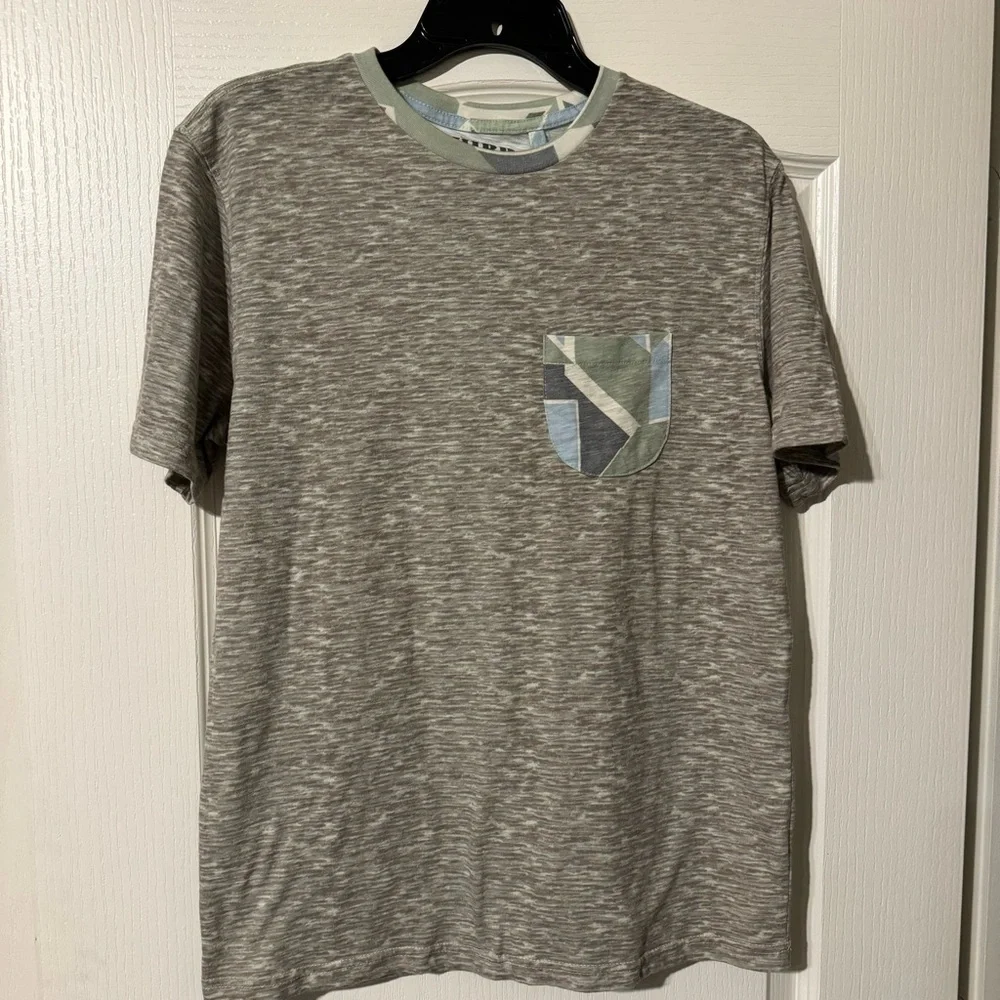 Third & Army Ringer Pocket Heather T-Shirt